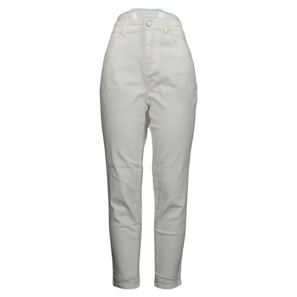 Studio Park x Leah Williams Women's Jeans Sz 10 Reg. -Pocket White A492443 - Picture 1 of 5